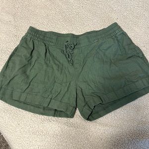 Green shorts